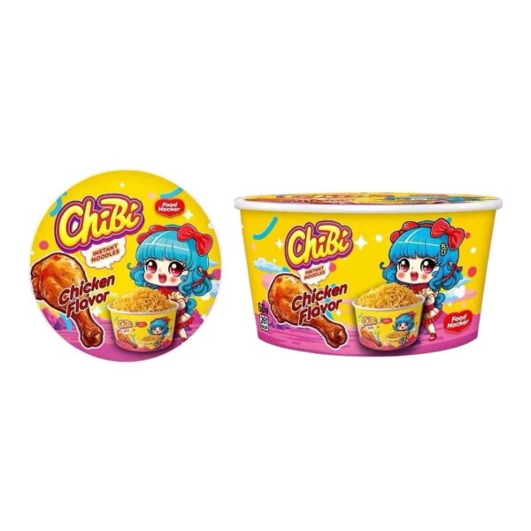 Вермішель швидкого приготування зі смаком курки, 85г, ChiBi