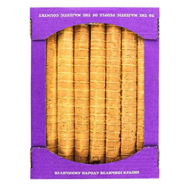 Вафельні трубочки “Cannoli” з карамельною начинкою, 350 г, Добробут