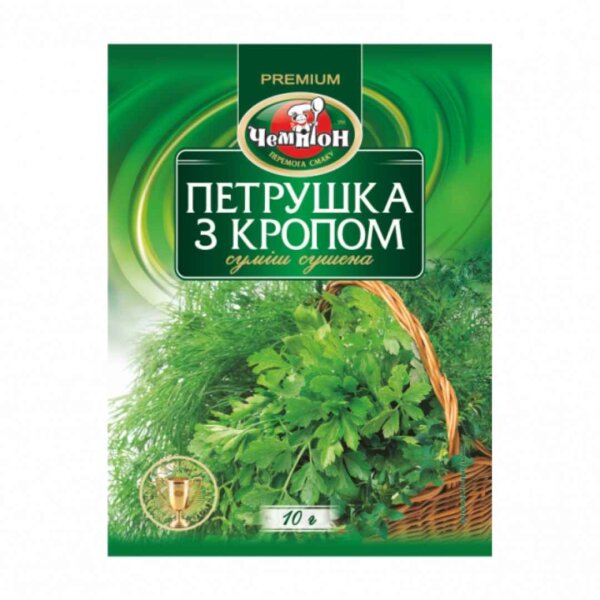 Kräutermischung aus Petersilie mit Dill, 10 g, Chempion