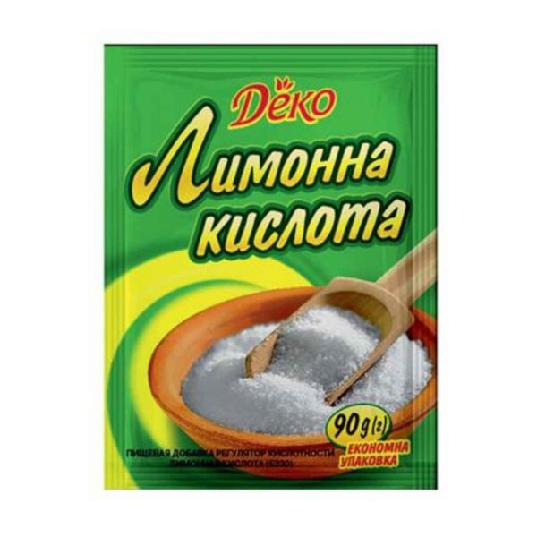 Zitronensäure, 90 g, Deko