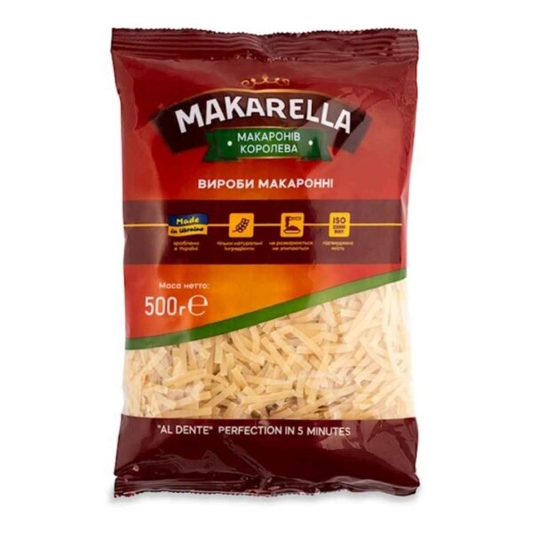 Вироби макаронні "Локшина", 500 г,  MAKARELLA