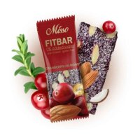 Батончик FITBAR "Журавлина+Мигдаль", 30 г, Misso