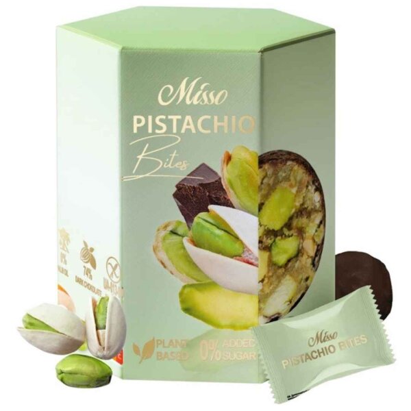 Glasierte Pralinen „Pistazie“, 180 g, Misso