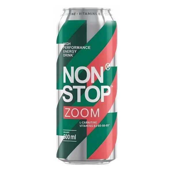 Energy-Drink NON STOP Zoom, 500 ml