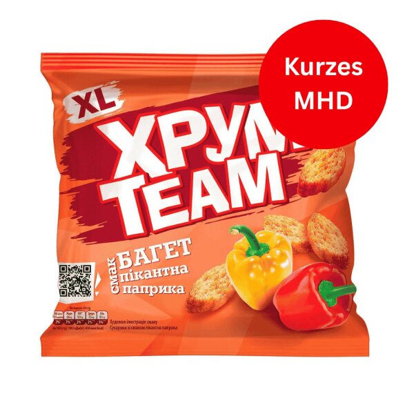 Baguette-Brotsnack mit Paprikageschmack, 90 g, HrumTeam