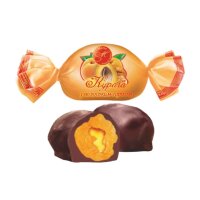 Pralinen Aprikosen mit Walnuss in Glasur, Maria