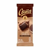 Чорний шоколад зі смаком "Тірамісу", 85 г, Світоч