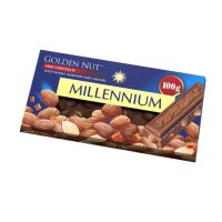 Milchschokolade „Golden Nut“ mit Mandeln und...