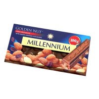 Milchschokolade „Golden Nut“ mit Mandeln und...