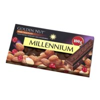 Dunkle Schokolade „Golden Nut“ mit Mandeln...