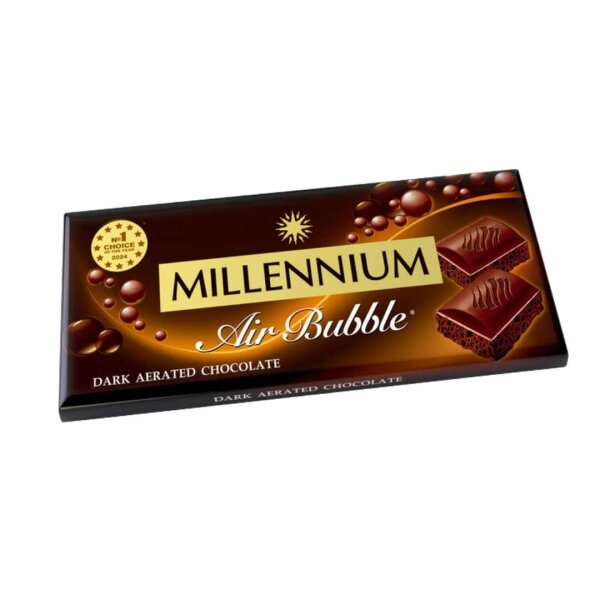Шоколад пористий чорний "Air Chocolate ", 90 г, Millennium