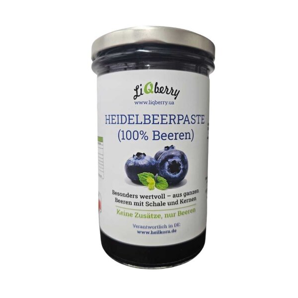 Heilderbeerpaste (100% Beeren), 545 ml, LiQberry