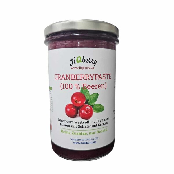 Cranberrypaste (100% Beeren), 545 ml, LiQberry
