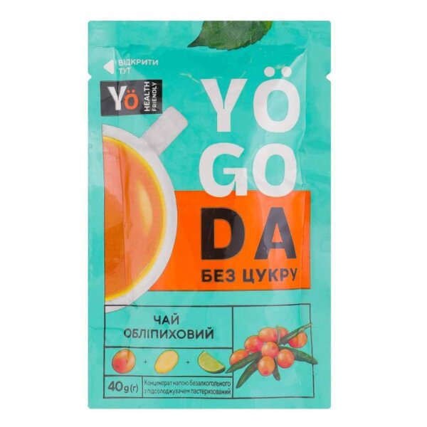 Yögoda Tee „Sanddorn“,  Konzentrat (OHNE ZUCKERZUSATZ), 40 g