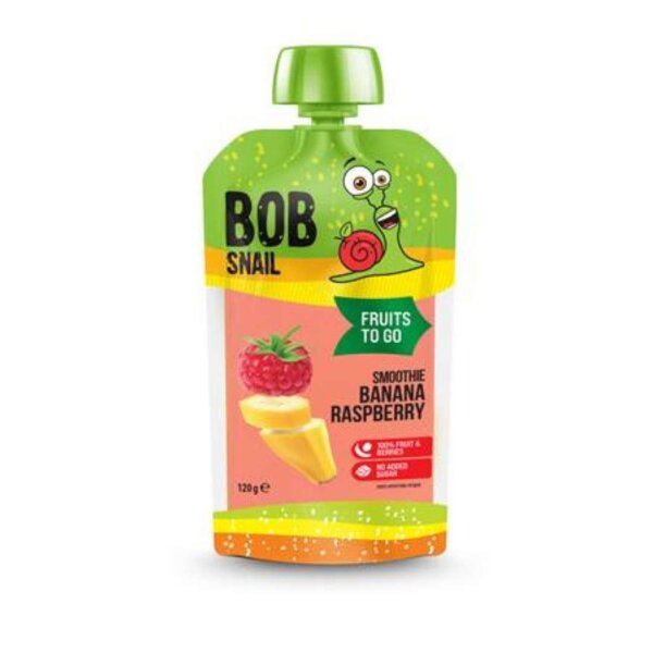 Смузі Банан-Малина, BOB SNAIL, 120 г