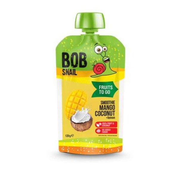 Smoothie Mango-Kokos-Zitrone, BOB SNAIL, 120 g