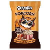 Microwellen-Popcorn mit Karamellgeschmack, 100 g, SOVORA