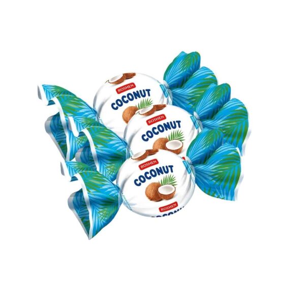 Milchkaramellbonbons mit Kokosfüllung "Coconut", Roshen, lose