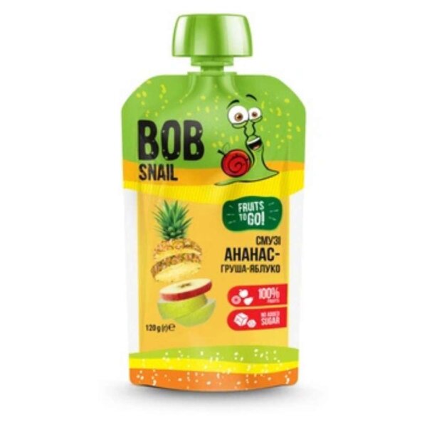 Smoothie Ananas-Birne-Apfel, BOB SNAIL, 120 g