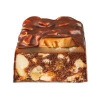 Веганський глазурований батончик "SALTED ALMOND", Sugar Free, 40 г, FIZI