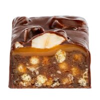 Veganer Schokoriegel "HAZELNUT + CARAMEL", Sugar Free, 45 g, FIZI