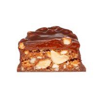 Veganer Schokoriegel "PEANUT + CARAMEL", Sugar Free, 45 g, FIZI