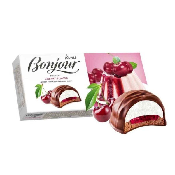 Десерт Bonjour Вишня, Контіб 232 г