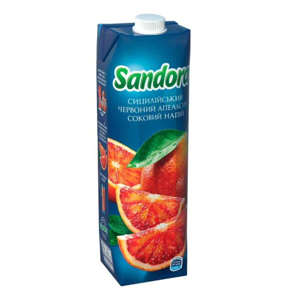 Saftgetränk "Sizilianische Blutorange", Sandora, 0,95 L