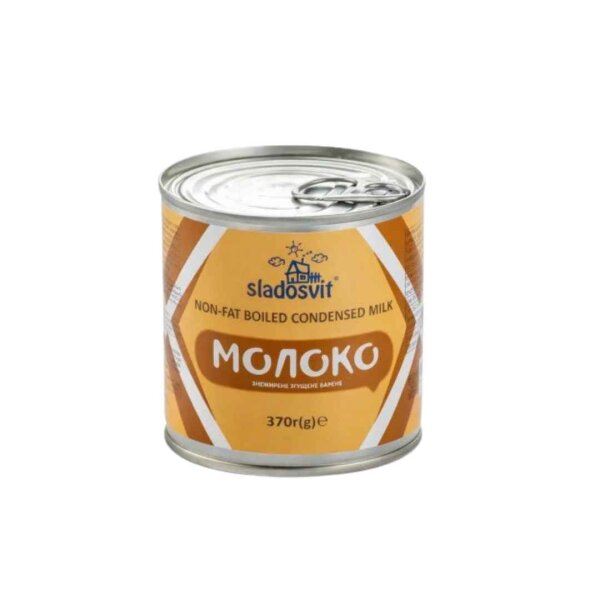 Gekochte gezuckerte Kondensmilch, 0,5% fett, 370 g, Sladosvit