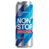 Energydrink "Non Stop" Original, 500ml - B-Ware