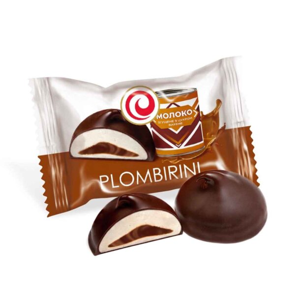 Souflepralinen Plombirini mit der Füllung "Gekochte Kondensmilch", Sweetale, lose