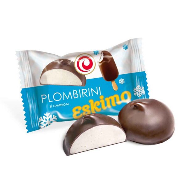 Цукерки Пломбіріні зі смаком ескімо, Sweetale, вагові