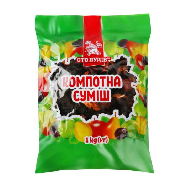 Mischung aus getrockneten Früchten für Kompott, Sto Pudiv, 1 kg