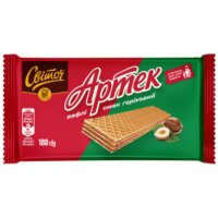 Waffeln Artek mit Haselnussgeschmack, Svitoch, 188 g