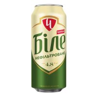 Chernihivske Bile, unfiltriertes Weizenbier, 4.8% Vol.,...