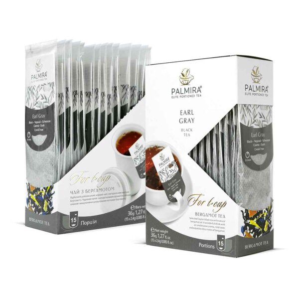 Schwarztee "Earl Grey", Beutel, Palmira