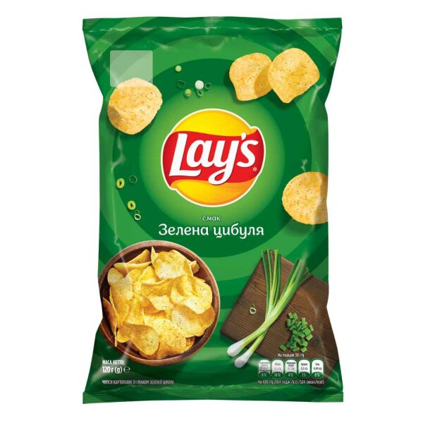 Kartoffelchips "Lays" Frühlingszwiebel, 120 g