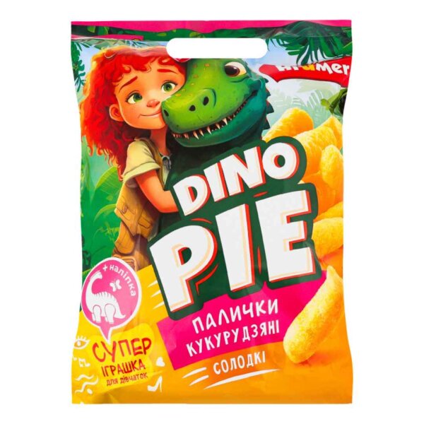 Süße Maisstangen mit Überraschung „Dino Pie“, Star Snack, 100 g