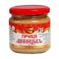 Senf "Winnyzka", 200 g, Delisso - MHD: 25.08.2026