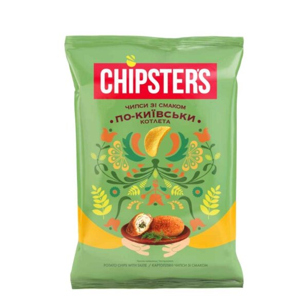Chipsters Kartoffelchips „Kyiwer Kotelett“, 100 g - B-Ware