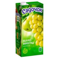 Apfel-Weintrauben Nektar, Sadochok, 950 mL