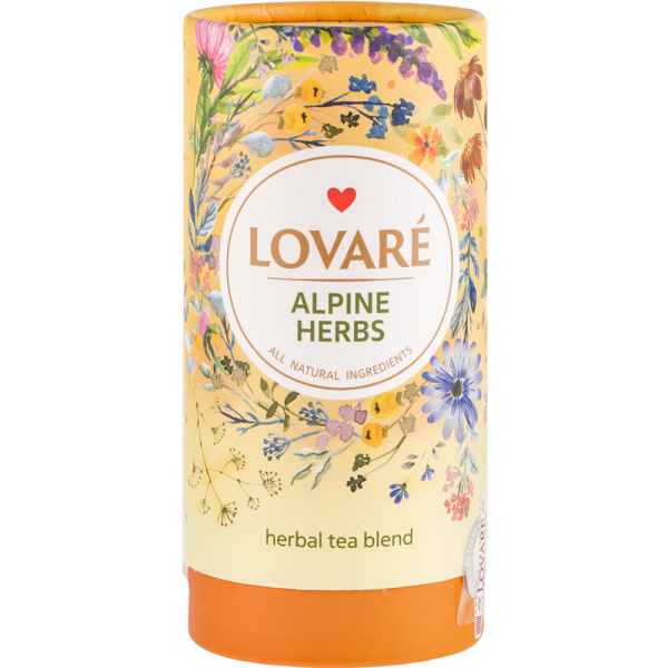 Травяний чай "Alpine herbs", розсипний, Lovare, 80 г