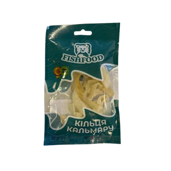 Fischsnack (Tintenfischringe)