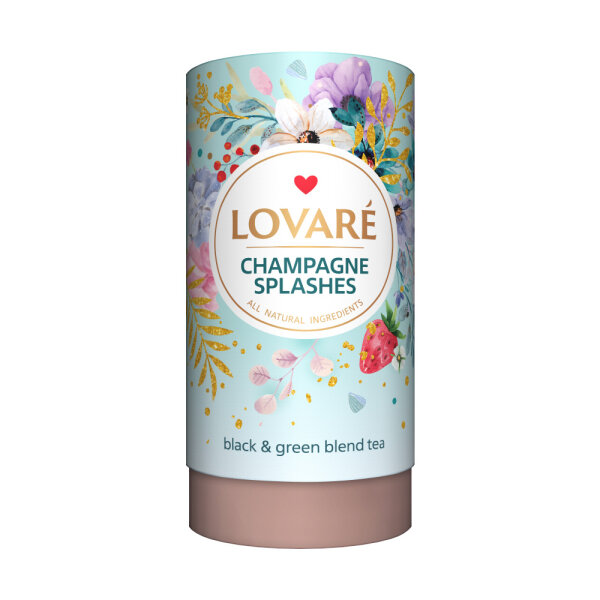 Бленд чорного і зеленого чаю "Sparkling Splashes", розсипний, Lovare, 80 г