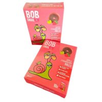 Frucht-Rollen "Apfel-Erdbeere", Bob Snail, 100 g
