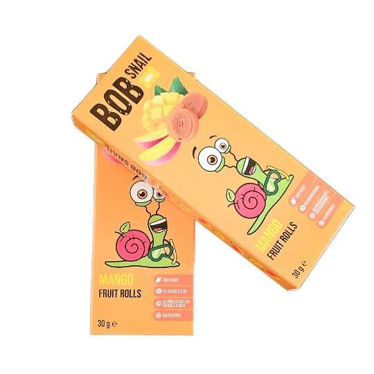 Фруктові ролли "Манго", Bob Snail, 30 г