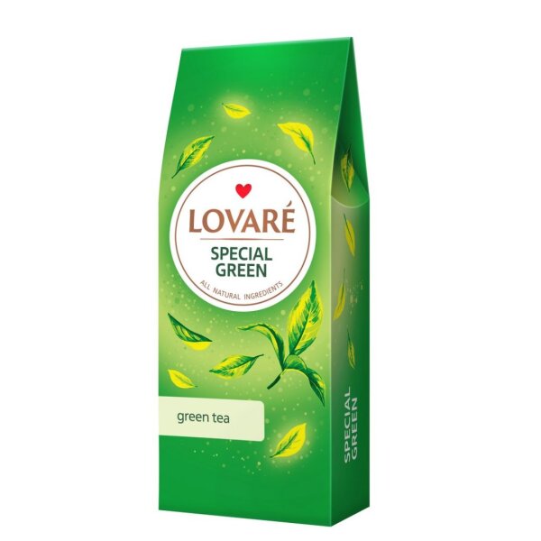 Чай зелений китайський байховий листовий "Special Green", 80г