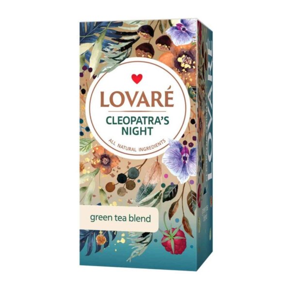 Чай зелений "Cleopatras night" у пакетиках, Lovare