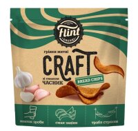 Wellige getrocknete Roggen-Weizen-Brotchips „Flint...