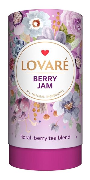 Früchtetee "Berry jam" Tube, lose, Lovare, 80 g